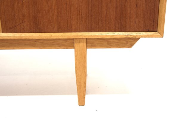 Scandinavian Sideboard in Teak and Oak from Bjärnum, Sweden, 1960-GEK-2028415