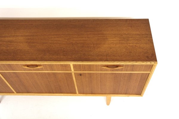 Scandinavian Sideboard in Teak and Oak from Bjärnum, Sweden, 1960-GEK-2028415