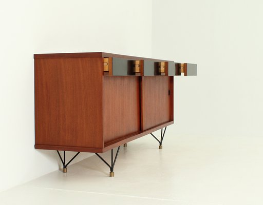 Scandinavian Sideboard in Teak Wood, 1950s-UB-1818669