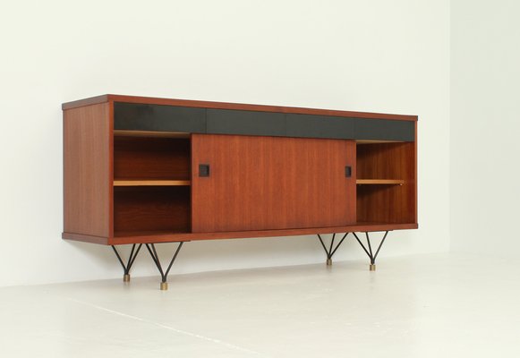 Scandinavian Sideboard in Teak Wood, 1950s-UB-1818669