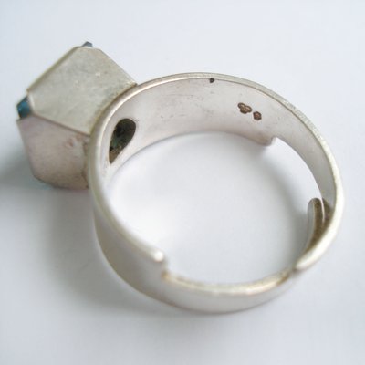 Scandinavian Silver Ring NSE 1975 by Nils-Eric Södermark, 1970s-YGE-688856