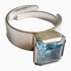 Scandinavian Silver Ring NSE 1975 by Nils-Eric Södermark, 1970s-YGE-688856