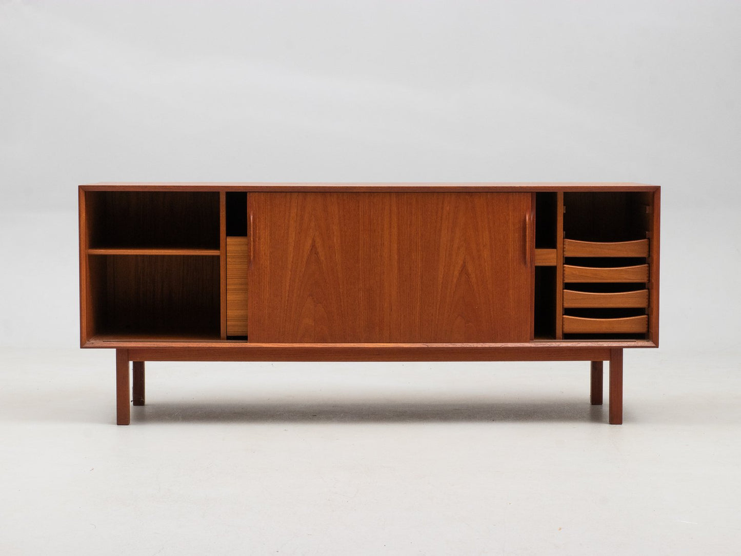 Scandinavian SK17 Teak Sideboard by Karl Erik Ekselius for Vetlanda, 1950