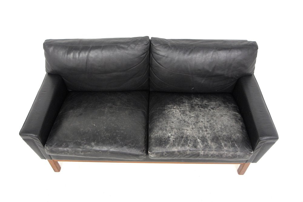 Scandinavian Sofa Model Åland in Leather from Ikea, Sweden, 1960s