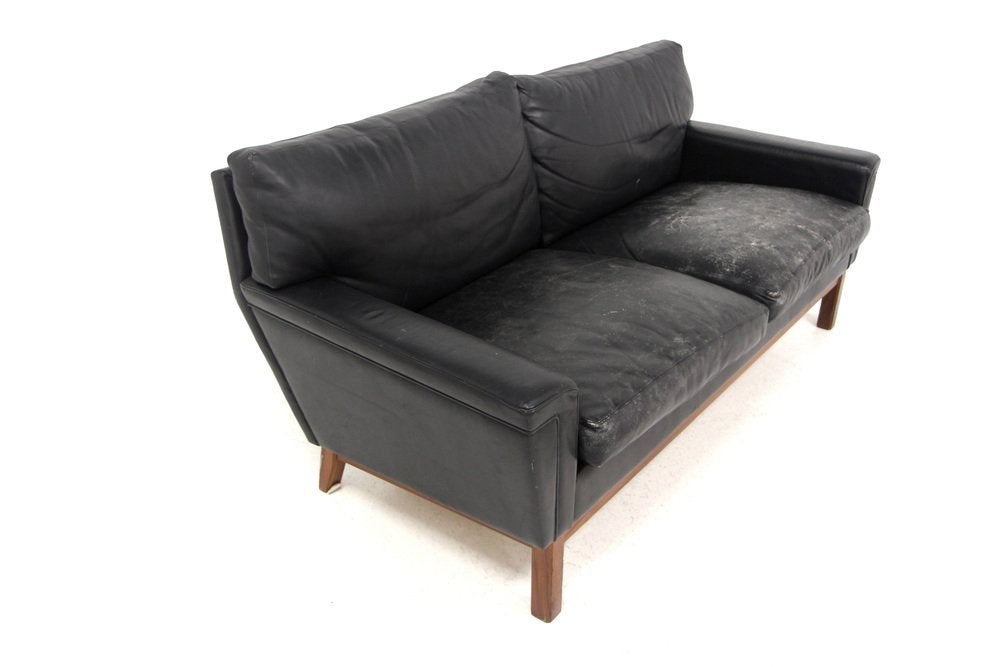 Scandinavian Sofa Model Åland in Leather from Ikea, Sweden, 1960s