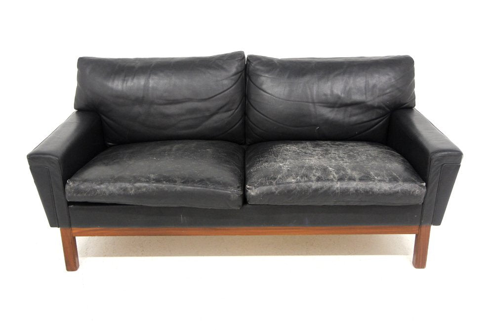 Scandinavian Sofa Model Åland in Leather from Ikea, Sweden, 1960s