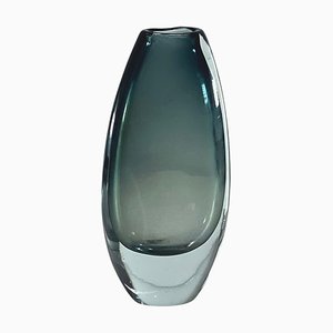 Scandinavian Sommerso Glass Vase, 1960s-UR-834176