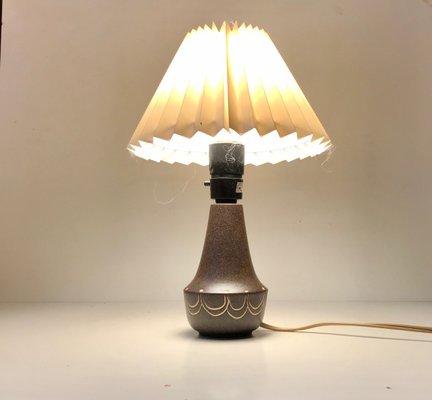 Scandinavian Speckled Glaze Ceramic Table Lamp, 1960s-LCR-892903