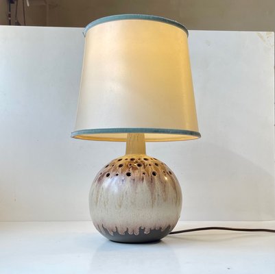 Scandinavian Spherical Modern Ceramic Table Lamp, 1970s-LCR-999744