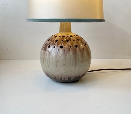 Scandinavian Spherical Modern Ceramic Table Lamp, 1970s-LCR-999744