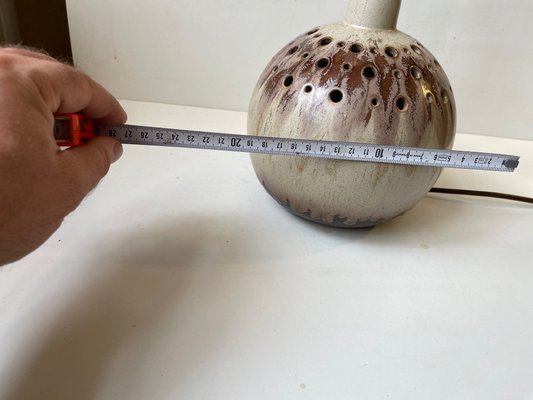 Scandinavian Spherical Modern Ceramic Table Lamp, 1970s-LCR-999744