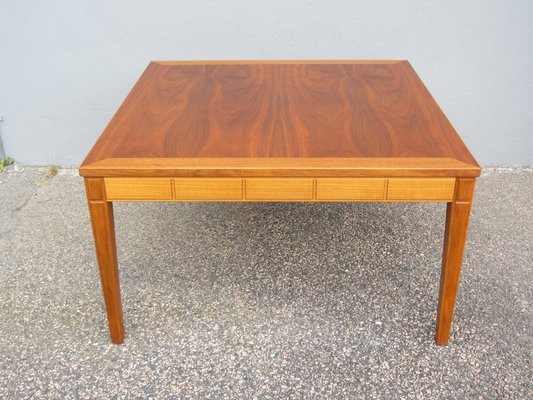 Scandinavian Square Teak Coffee Table, 1960s-YDZ-1372176