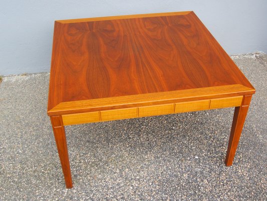 Scandinavian Square Teak Coffee Table, 1960s-YDZ-1372176