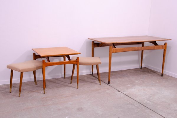 Scandinavian Stools by Blasting and Sedláček, Czechoslovakia, 1960s, Set of 2-HXT-1725510