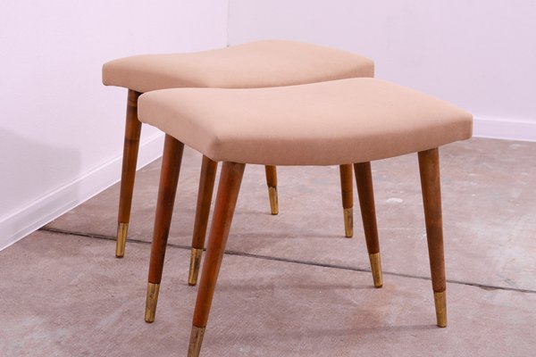 Scandinavian Stools by Blasting and Sedláček, Czechoslovakia, 1960s, Set of 2-HXT-1725510