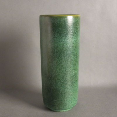 Scandinavian Style Ceramic Cylinder Vase by Friedgard Glatzle for Karlsruher Majolika, 1960s-WK-716822