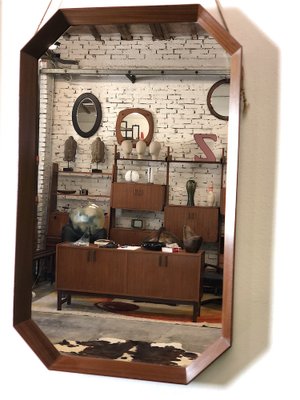 Scandinavian Style Mirror, Italy, 1960s-FQG-1822080