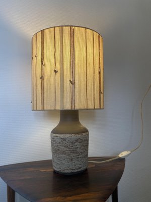 Scandinavian Style Table Lamp with Ceramic Base and Shade, 1960s-DE-1062367