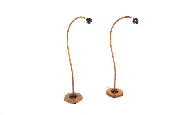 Scandinavian Svanhals Floor Lamps, Markslöjd, Sweden, 1980s, Set of 2-GEK-2043258