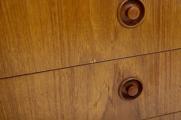 Scandinavian Tallboy Dresser in Teak, Sweden, 1960s-GEK-1786638