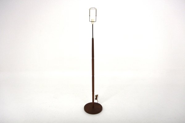 Scandinavian Teak and Metal Floor Lamp, Sweden, 1960s-GEK-1746175