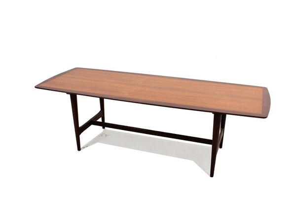 Scandinavian Teak and Rosewood Coffee Table from Ilse Möbel, 1950s-ZQ-1718700