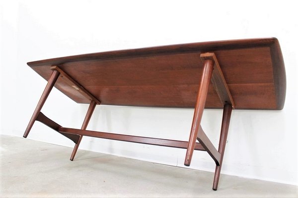 Scandinavian Teak and Rosewood Coffee Table from Ilse Möbel, 1950s-ZQ-1718700