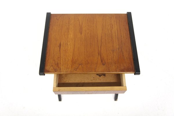 Scandinavian Teak Bedside Table, Sweden, 1960s-GEK-2043051