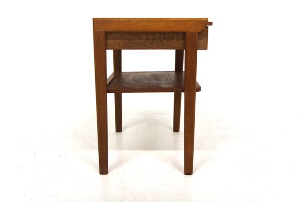 Scandinavian Teak Bedside Table, Sweden, 1960s-GEK-2043063