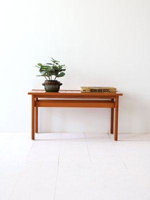 Scandinavian Teak Bench, 1960s-QWP-2034938