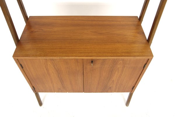 Scandinavian Teak Bookcase Chest of Drawers, Sweden, 1960s-GEK-2043061