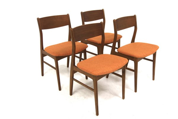 Scandinavian Teak Chairs, 1960, Set of 4-GEK-1772484