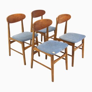 Scandinavian Teak Chairs, 1960, Set of 4-GEK-1743004