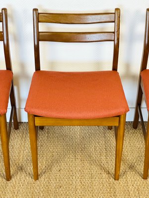 Scandinavian Teak Chairs, 1960s, Set of 4-PLK-2017505