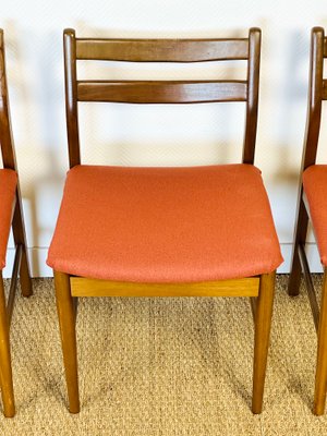 Scandinavian Teak Chairs, 1960s, Set of 4-PLK-2017505