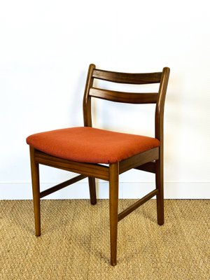 Scandinavian Teak Chairs, 1960s, Set of 4-PLK-2017505