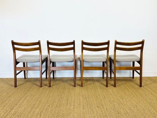 Scandinavian Teak Chairs, 1960s, Set of 4-PLK-2017512