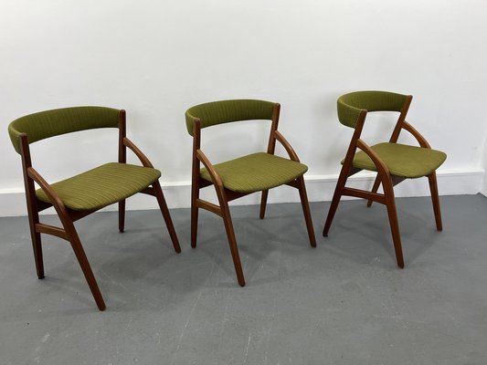 Scandinavian Teak Chairs, 1970s, Set of 3-JWH-1732149