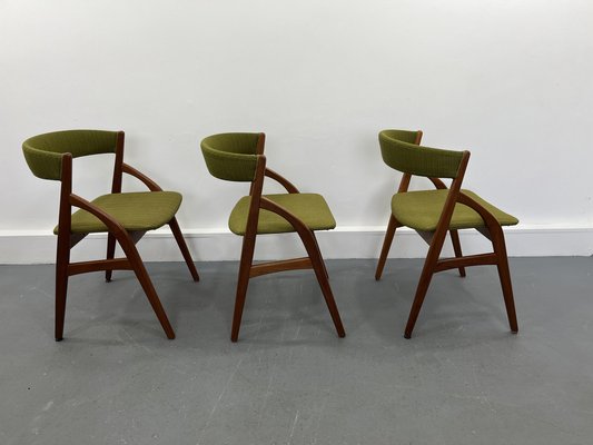 Scandinavian Teak Chairs, 1970s, Set of 3-JWH-1732149