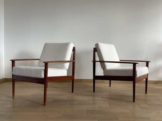 Scandinavian Teak Chairs by Greek Jalk, 1960s, Set of 2-OTV-1094702