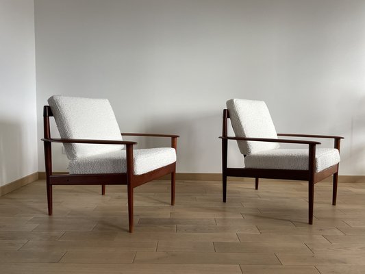 Scandinavian Teak Chairs by Greek Jalk, 1960s, Set of 2-OTV-1094702