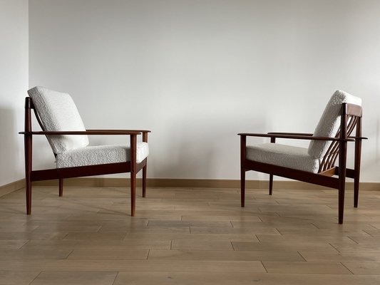 Scandinavian Teak Chairs by Greek Jalk, 1960s, Set of 2-OTV-1094702