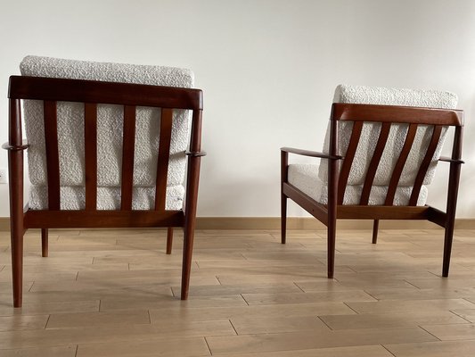 Scandinavian Teak Chairs by Greek Jalk, 1960s, Set of 2-OTV-1094702