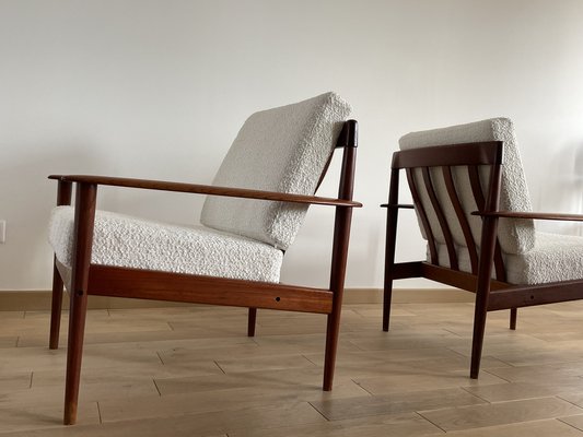 Scandinavian Teak Chairs by Greek Jalk, 1960s, Set of 2-OTV-1094702