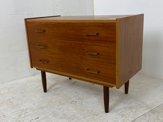 Scandinavian Teak Chest of Drawers, 1950s-DE-844891