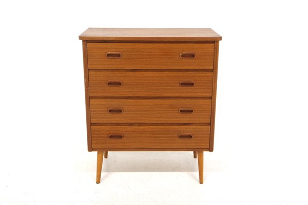 Scandinavian Teak Chest of Drawers, Sweden, 1950s-GEK-2043260