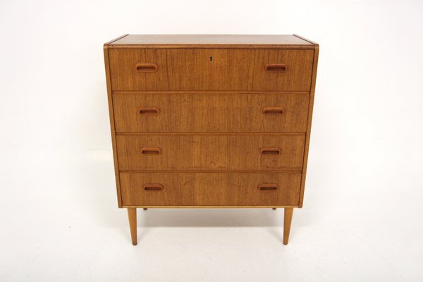 Scandinavian Teak Chest of Drawers, Sweden, 1950s-GEK-2035542