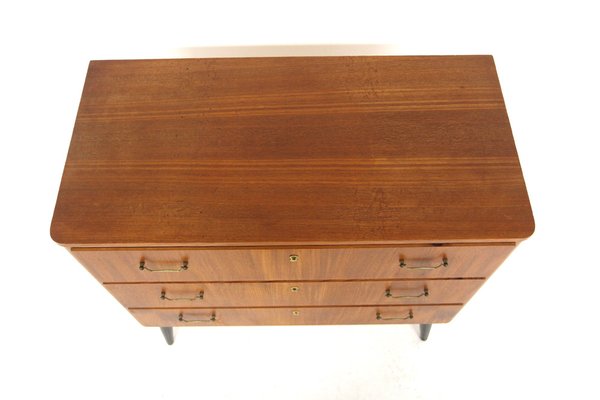 Scandinavian Teak Chest of Drawers, Sweden, 1950s-GEK-2043077