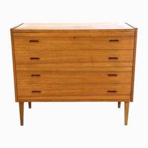 Scandinavian Teak Chest of Drawers, Sweden, 1950s-GEK-2043506