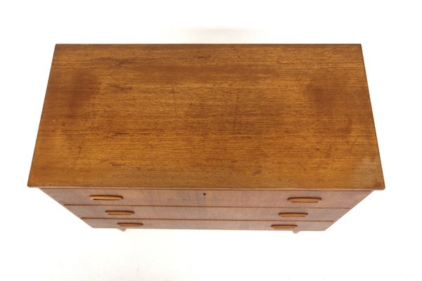 Scandinavian Teak Chest of Drawers, Sweden, 1960s-GEK-2035541